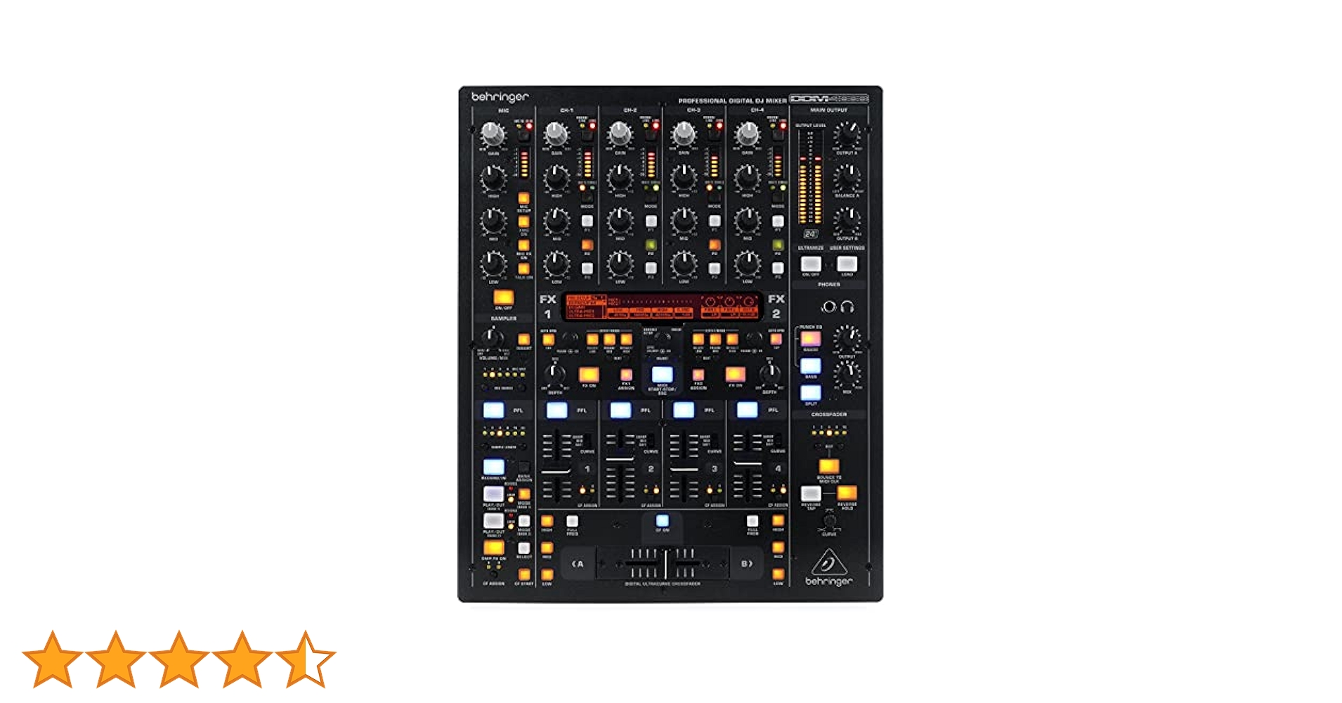 動作品 BEHRINGER DDM4000 DJミキサー 4ch ベリンガー DDM4000 DIGITAL PRO MIXER - 製品一覧 - ベリンガー公式